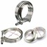 Intercooler 3.5 Inch Flanges Downpipe V-Band Clamp Turbo Exhaust Stainless - 2