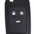 Chevrolet Cruze 3 Button Remote Key Fob Case Shell Uncut Blade - 5