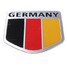 Truck Auto Shield Aluminum Emblem Badge Car Germany Flag Decals Sticker - 5