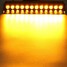 12V Emergency Yellow 12 LED Car Vehicle Strobe Flash Warning Light 12W Flashing Lights - 5