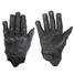 Touch Screen Gloves Riding Racing Bike Motorcycle Leather Protective Armor Black - 1