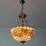 Retro Tiffany Fixture 16inch Living Room Dining Room Pendant Lights Shade Light - 3