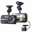 Recorder Night Vision Video Dash Cam 1080p Inch LCD HD Dual Lens Car DVR G-Sensor - 1