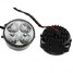 Car Daytime Running Light 4W White Round 4LED DC 12V A pair - 8