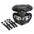 Lighting Fairing New Street Fighter LED lamp 12V Black Beam Head Light Sport 35W Motorcycle - 1