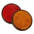 Reflectors Orange Red 2 X ATV Dirt Bike Universal For Motorcycle 2inch Round - 2