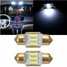 Pair LED Reading Light Festoon Bulb White 31MM SMD Number Error Free Plate Interior - 1