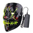 Light Different Black Fancy LED Face Creepy Colors Mask Toys Costume Party Halloween - 8