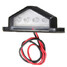 LED Rear Truck Trailer 10-30V License Plate Light Lamp Waterproof - 1