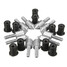 Motorcycle M5 Body Fairing Windscreen Fastener Clips 5mm Bolts Kit 10pcs - 5