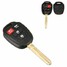 Remote Key Case Shell Buttons Car Blade For TOYOTA Camry Uncut - 1