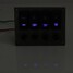 Marine Car Boat Waterproof Motor RV 4 Gang LED Rocker Switch Panel Circuit - 4