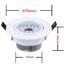 250-300lm 220v 3w Receseed Led Dimmable Lights Support - 2