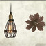Vintage Restoring Ancient Ways Droplight Bulb Included Pendant Lights Wrought Iron Cage - 3