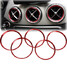 5pcs Ring Decorative Class Mercedes Benz Air Outlet - 1