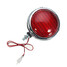Pair 12V Round Motorcycle LED Headlight 6000LM Bumper Red Blue Flashing Light Safety - 5