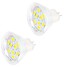 4w Warm White 2pcs Mr11 400lm Cool White Dc12v Smd5730 9led - 1