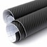 Carbon Fiber Vinyl Film Wrap Black 3D Sheet - 6