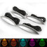 Wheel Universal Automobile LED Car Chassis Lamp 4pcs Light Eyebrow Strobe Flashing Light - 1