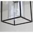 Country Style Ceiling Frame Nordic Glass Square - 4
