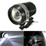 12V Spot Headlight LED Angel Eye Hi Lo 30W Motorcycle Flash Driving Fog Lamp U3 - 5