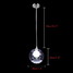 Light Modern Ball Light Lamp Glass Pendant - 5
