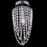 Modern Transparent Kitchen Ceiling Lamp Light Chrome Flush Mount Led - 2