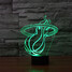 Magic Color-changing Optical 3d Night Light Lamp Usb 100 - 2