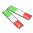 Aluminum Italy Flag Pair Emblem Decal Decoration Badge Car Sticker - 8
