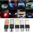 T10 W5W LED Car Interior COB Bulb Light 12V Wedge Side Lamp - 2