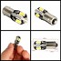 License 6000K LED Dashboard Wide T4W 6 SMD Light Car Lamp Motorcycle 2W White 2Pcs 12V BA9S - 2