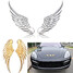 Sticker Badge Motorcycle Car Personalized 3D Metal Emblem Decal Wings Mark - 1