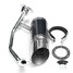 Exhaust 50MM Stainless Steel System GY6 50cc 150cc Short Performance Carbon Fiber Scooter - 6