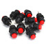 10pcs 1.5A ON OFF 3A Latching SPST Red 250V 125V Push Button Switch - 2