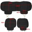 Car Front Car Seat cushion Breathable PU Leather 3pcs Pad Mat Bamboo Charcoal Rear Seat Cover - 3