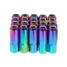 Aluminum Car Cover For Honda 20pcs 60mm Lug Racing M12X1.5 Nut Acura Wheel - 2