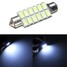 42mm Festoon Dome Map Interior LED 5630 12SMD Light Lamp Bulb Reading Light - 1