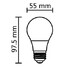 E26/e27 Led Globe Bulbs 5w 400-450 Ac 100-240 V Smd G60 4 Pcs - 7