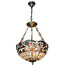 Retro Pendant Lights Fixture Shade Tiffany 16inch Glass Living Room Dining Room - 1