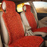 Comfortable Cool Massage Wooden Seat Cover Wood Car Cushion Natural - 2