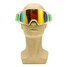 Ski Goggles Anti-Fog Green Motorcycle Racing Frame UV Protection - 9