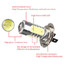 Fog Car Light Bulb Pure White 7.5w Tail Driving H7 5 LED Head - 3