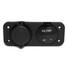 Car Charger Dual USB LED Digital Display Voltmeter Port DC12-24V Waterproof - 5
