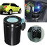 Portable Car Travel Ash Holder Cup Cigarette Black Auto Ashtray LED Blue Light - 1