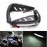 White LED Motorcycle Handlebar Hand Guards Protector Signal Light - 1