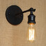 Minimalist Aisle American Cafe Wall Sconce Black Bedside Restaurant Bar Wrought Iron - 1