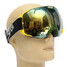 Glasses Dual Lens Motorcycle UV Snowboard Ski Goggles Green Spherical Yellow - 7