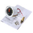 Electrical Carbon Fiber Face White Oil Temp Temperature Gauge Celsius - 4