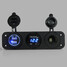 Supply 12-24V Dual USB Port Car Motorcycle Voltmeter Cigaretter Lighter Socket Power ATV - 10