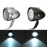 Retro Vintage Headlight Head E-bike with Bracket LED Front Light Bike Fog Lamp - 1